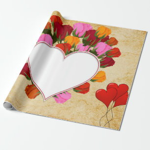 gift paper Day of San Valentin