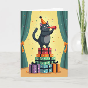 Gift Pyramid Birthday Card