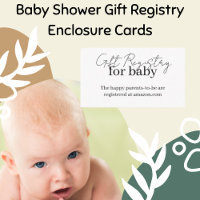 Gift Registry for baby, Baby Shower Invitation