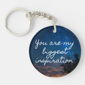 Gift Simple Inspiration Acrylic Keychain
