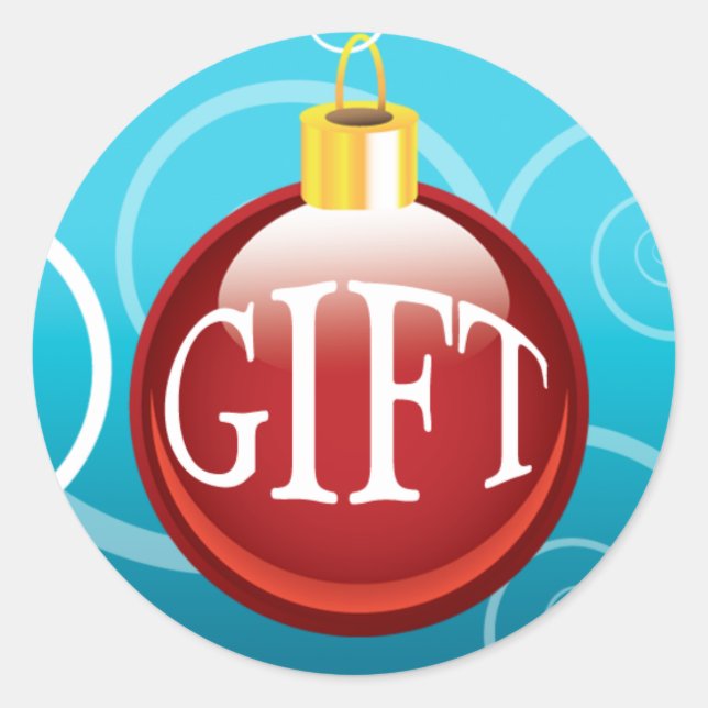 Gift Stickers For Christmas Packages (Front)