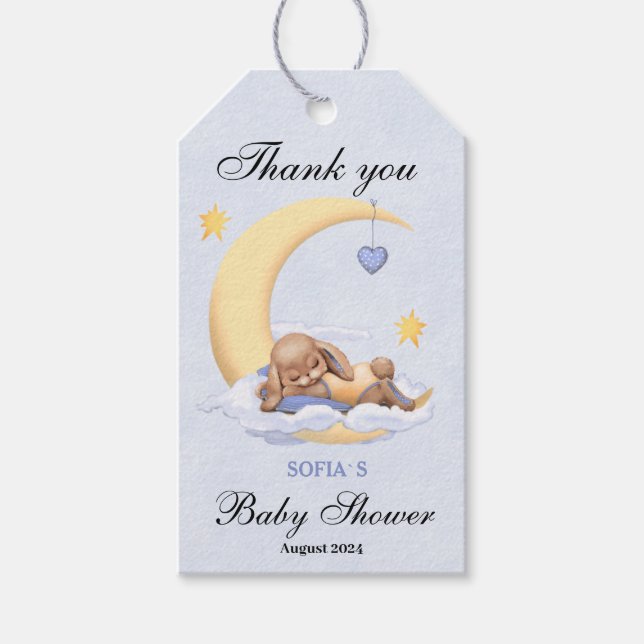 Gift Tag baby shower  (Front)