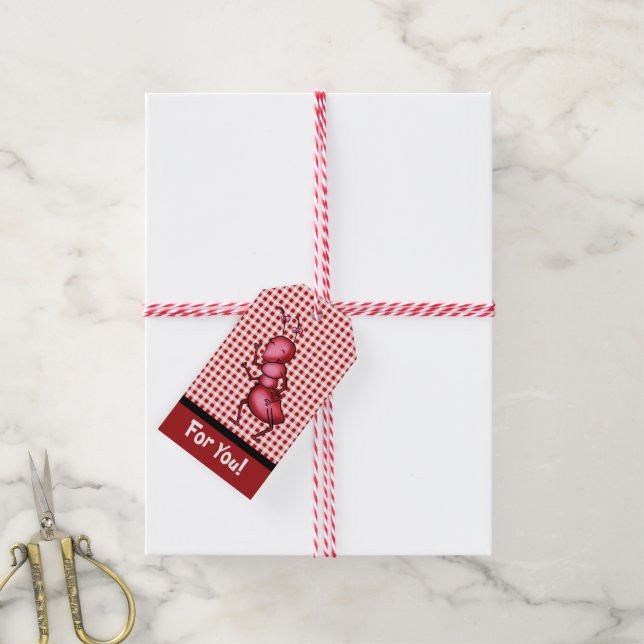 Gift Tag, Custom Text Tags (With Twine)