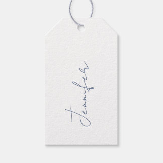 Gift Tag for a Bridal Shower With Name.