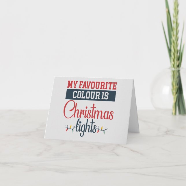 Gift Tag Holiday Card (Front)