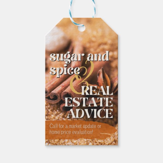 Gift Tag - November - Sugar and Spice (Front)