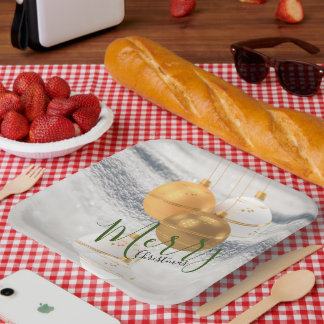 Gift Tag Paper Plate