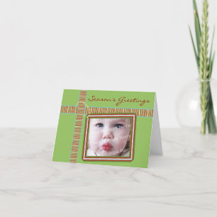 Gift Tag Photo Template Holiday Card