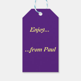 Gift Tag Template