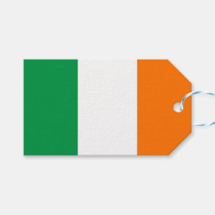 Gift Tag with Flag of Ireland