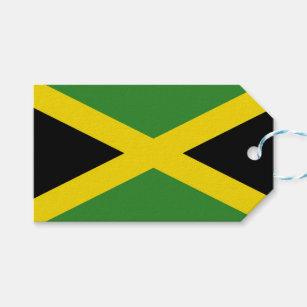 Gift Tag with Flag of Jamaica