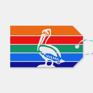 Gift Tag with Flag of St. Petersburg