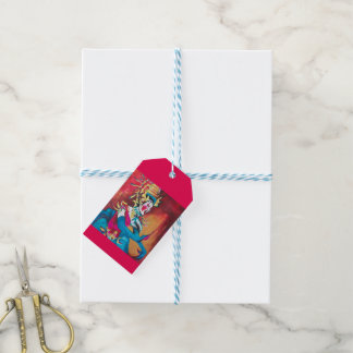Gift tag with Thai dancer