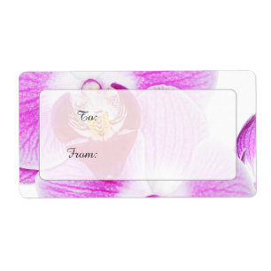 Gift Tags - Orchid Close-up Floral Photography