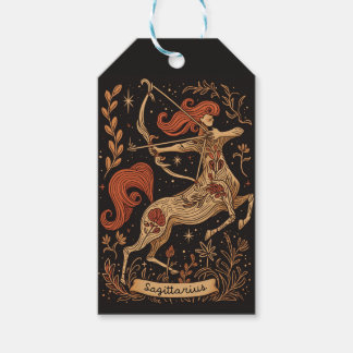 Gift Tags Sagittarius Celestial Zodiac Art