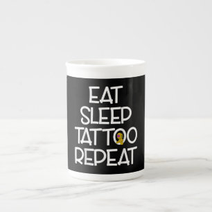 Gift Tattoo Artist Funny Saying Tattooed Bone China Mug