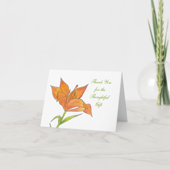 Gift Thank You Card (Front)