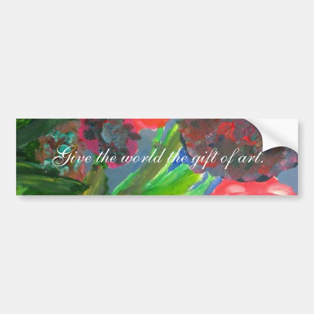 Gift the of Art Bumper Sticker (Front)