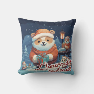 Gift time throw pillow