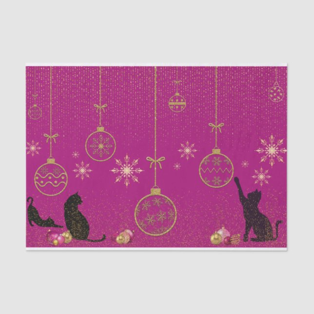 Gift tissue paper cat theme, Gatito Cat (Front)