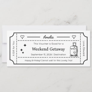 Gift Voucher, Custom Gift Card Ticket