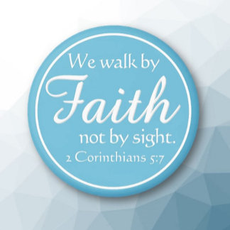 Gift! We Walk by Faith Magnet