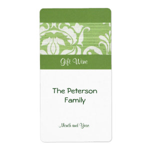 Gift Wine Label