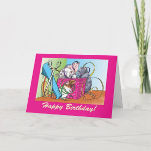Gift Wrap Birthday Card