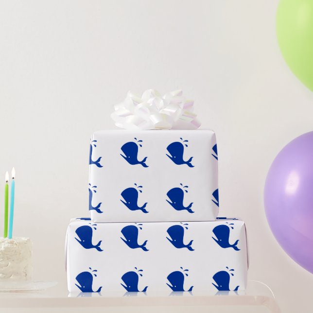 Gift Wrap - Cartoon Whale (Party Gifts)