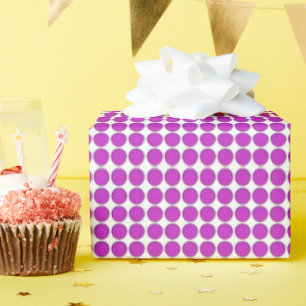 Gift Wrap - Purple Dots