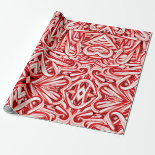 Gift Wrap Roll Candy Canes