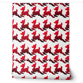 Gift Wrap'd Red & White Wallpaper