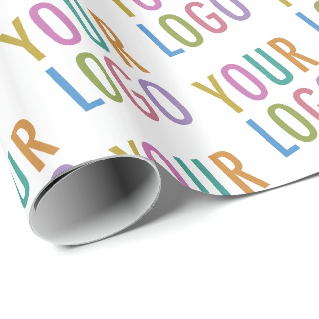 Gift Wrapping Paper Roll Custom Business Logo USA (Roll Corner)