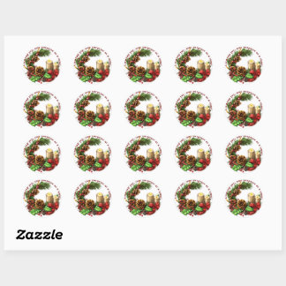 Gift wrapping sticker