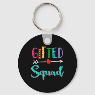 Gifted Squad Teacher Byck To School Keychain