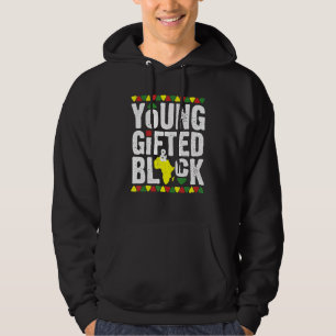 Gifted Young Black Dashiki African Pride History M Hoodie