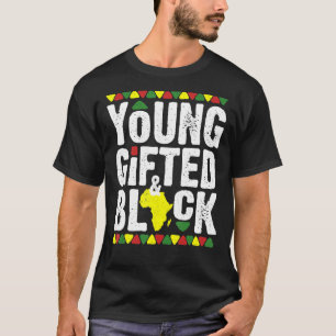 Gifted Young Black Dashiki African Pride History M T-Shirt