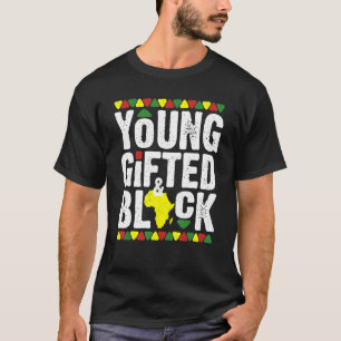 Gifted Young Black Dashiki African Pride History M T-Shirt