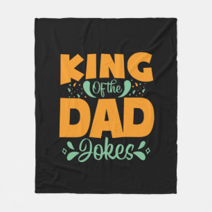 Gifts Dad   King Of The Dad Fleece Blanket