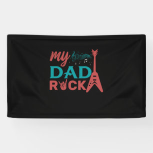 Gifts Dad My Dad Rock Banner