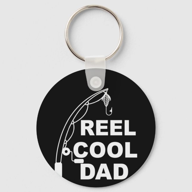 Gifts Dad | Reel Cool Dad Keychain (Front)