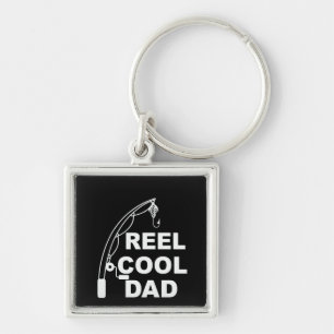 Gifts Dad Reel Cool Dad Keychain