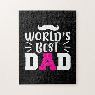 Gifts Dad World's Best Dad Jigsaw Puzzle
