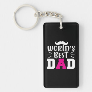 Gifts Dad   World's Best Dad Keychain