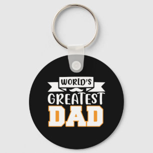 Gifts Dad World's Greatest Dad Keychain