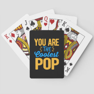 Gifts Dad   You Are The Coolest Papa Playing Cards