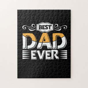 Gifts Father   Best Dad Ever Jigsaw Puzzle