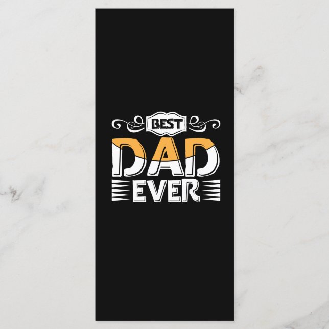 Gifts Father | Best Dad Ever Menu (Front)