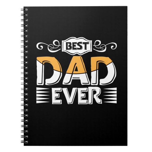 Gifts Father | Best Dad Ever Notebook (Front)