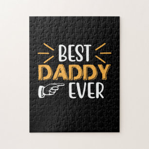 Gifts Father   Best Daddy Ever Jigsaw Puzzle